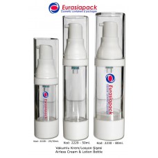 İthal Krem ve Losyon Şişesi Kod 2228-30/50/80ml