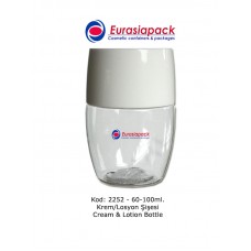 İthal Krem ve Losyon Şişesi Kod 2252-60/100ml