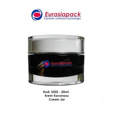 İthal Lüks Seri Krem Kavanozu Kod 2502-50ml