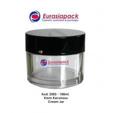 İthal Lüks Seri Krem Kavanozu Kod 2503-100ml
