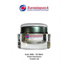 İthal Lüks Seri Krem Kavanozu Kod 2505-25/30ml