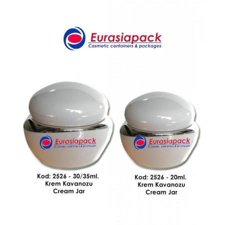 İthal Lüks Seri Krem Kavanozu Kod 2526-20/30/35ml