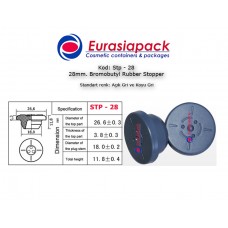 Bromobutyl Rubber Stopper STP-28 28mm