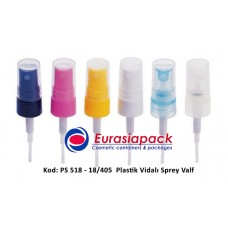 PLASTİK SPREY VALF 18/405 KOD: PS-518